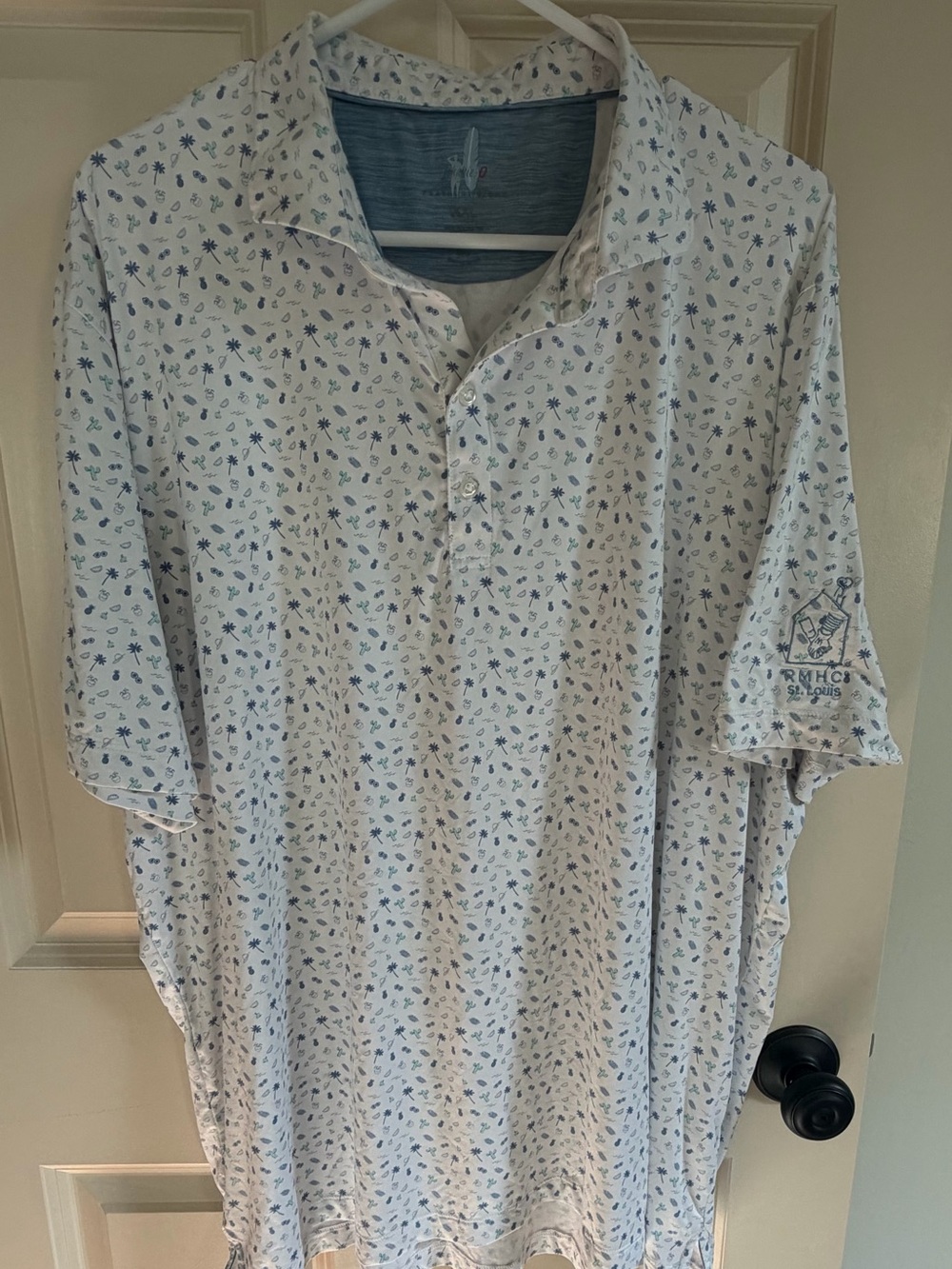 johnnie-O Featherweight Polo Shirt XXL RMHC